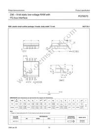 PCF8570T/F5 Datasheet Page 15