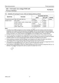 PCF8570T/F5 Datasheet Page 17