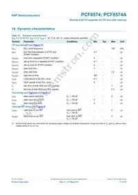 PCF8574AT/3 Datasheet Page 17