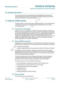 PCF8574AT/3 Datasheet Page 22