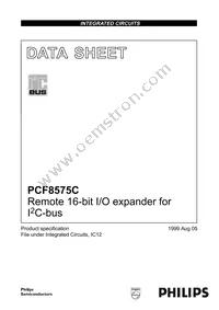 PCF8575CTS/1 Datasheet Cover