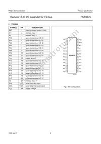 PCF8575TS/1 Datasheet Page 5