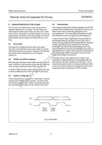 PCF8575TS/1 Datasheet Page 6