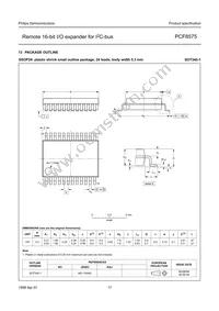 PCF8575TS/1 Datasheet Page 17