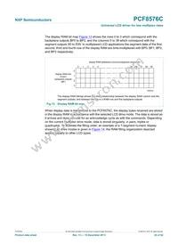 PCF8576CHL/1 Datasheet Page 20