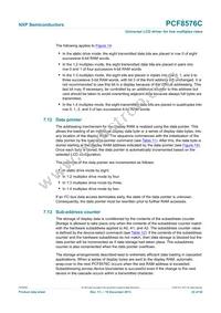 PCF8576CHL/1 Datasheet Page 22