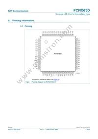 PCF8576DH/2 Datasheet Page 4
