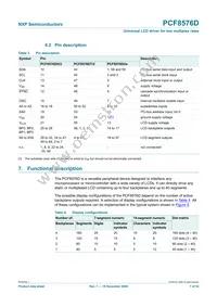 PCF8576DH/2 Datasheet Page 7