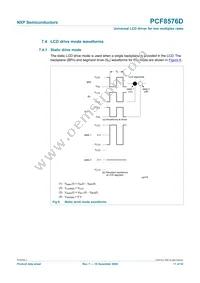PCF8576DH/2 Datasheet Page 11