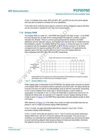 PCF8576DH/2 Datasheet Page 17