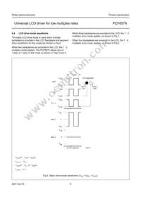 PCF8576T/1 Datasheet Page 9