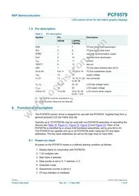 PCF8579T/1 Datasheet Page 7