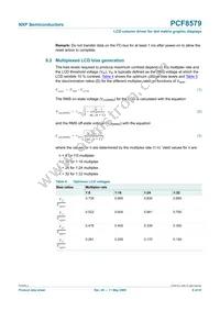 PCF8579T/1 Datasheet Page 8