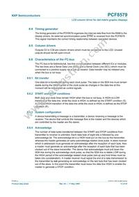 PCF8579T/1 Datasheet Page 13