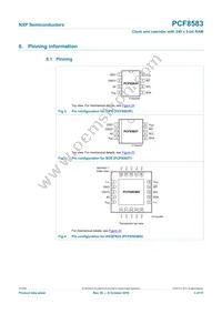PCF8583BS Datasheet Page 3