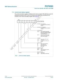 PCF8583BS Datasheet Page 6