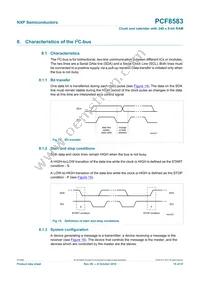 PCF8583BS Datasheet Page 15