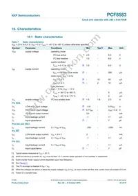 PCF8583BS Datasheet Page 20