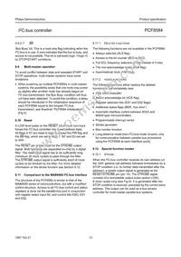 PCF8584P Datasheet Page 13