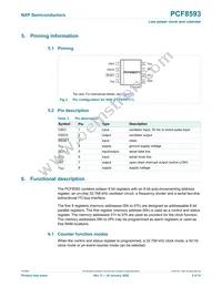 PCF8593T/1 Datasheet Page 3