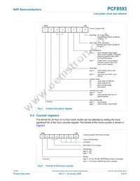PCF8593T/1 Datasheet Page 5