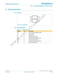 PCF8594C-2T/02 Datasheet Page 4