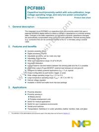 PCF8883T/1 Datasheet Cover