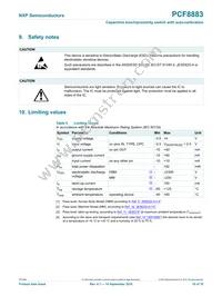 PCF8883T/1 Datasheet Page 10