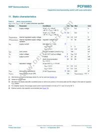 PCF8883T/1 Datasheet Page 11