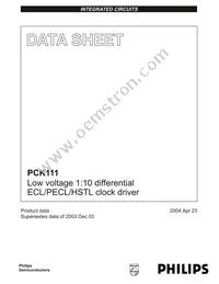 PCK111BD,118 Cover