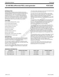 PCK12429D Datasheet Page 2