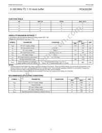 PCK2002MPW Datasheet Page 3