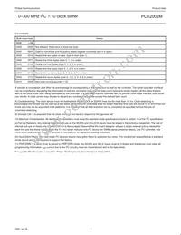 PCK2002MPW Datasheet Page 7
