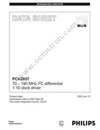 PCK2057DGG Datasheet Cover