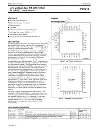 PCK210BD Datasheet Page 2