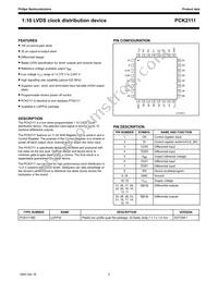 PCK2111BD Datasheet Page 2