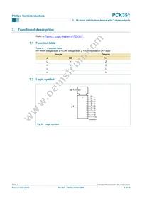 PCK351D Datasheet Page 5