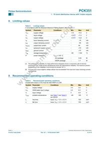 PCK351D Datasheet Page 6