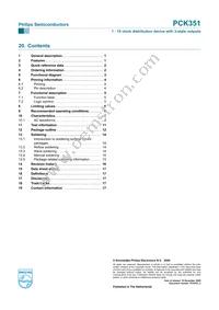 PCK351D Datasheet Page 18