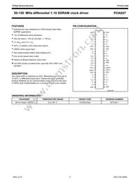 PCK857DGG Datasheet Page 2