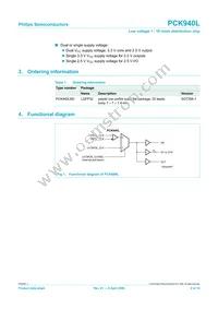 PCK940LBD Datasheet Page 2