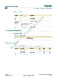 PCK942PBD Datasheet Page 3