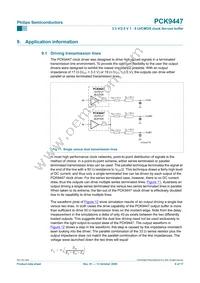 PCK9447BD Datasheet Page 9