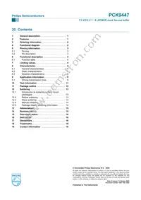 PCK9447BD Datasheet Page 17