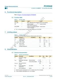 PCK9448BD Datasheet Page 4