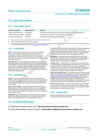 PCK9456BD Datasheet Page 17