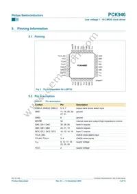 PCK946BD Datasheet Page 3