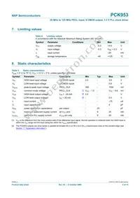 PCK953BD Datasheet Page 4