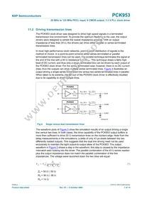 PCK953BD Datasheet Page 7