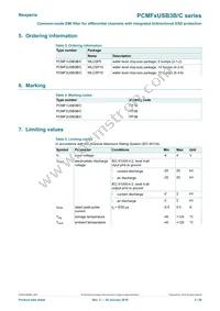 PCMF2USB3B/CZ Datasheet Page 3